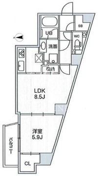 四谷坂町レジデンス 305 間取り図