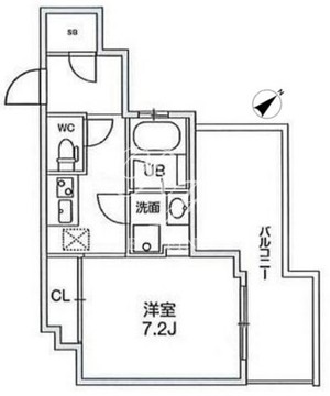 四谷坂町レジデンス 402 間取り図