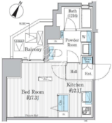 グランハイツ曙橋 1001 間取り図