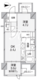ドゥーエ錦糸町 401 間取り図