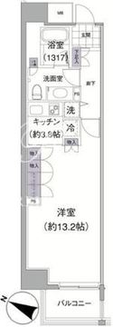 アビティ目黒 418 間取り図