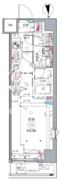 クレヴィスタ高田馬場 301 間取り図