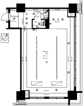 The SOHO 723 間取り図