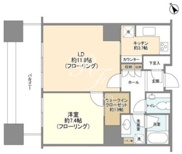 東京ツインパークス R-201 間取り図