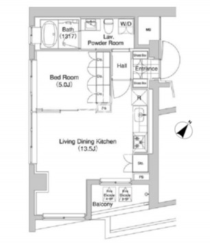 代官山ブレス 210 間取り図
