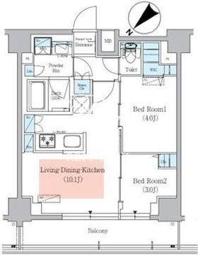 アーバネックス大井仙台坂 901 間取り図