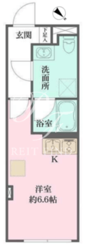 フィーカ大井町 101 間取り図
