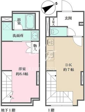 フィーカ大井町 205 間取り図