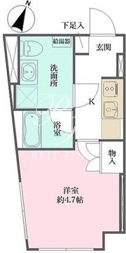 フィーカ大井町 210 間取り図