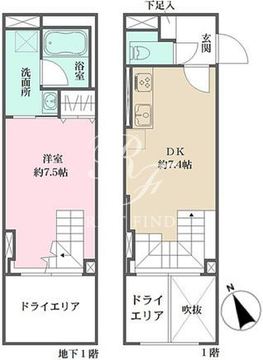 フィーカ大井町 211 間取り図