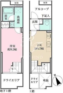 フィーカ大井町 212 間取り図