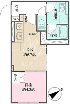 フィーカ大井町 304 間取り図