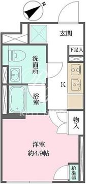 フィーカ大井町 308 間取り図
