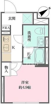 フィーカ大井町 309 間取り図