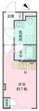 フィーカ大井町 401 間取り図