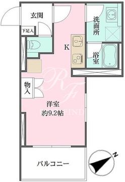 フィーカ大井町 404 間取り図