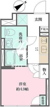 フィーカ大井町 507 間取り図