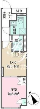フィーカ大井町 511 間取り図