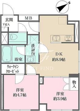 フィーカ大井町 601 間取り図