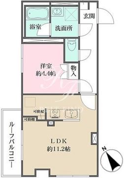 フィーカ大井町 604 間取り図