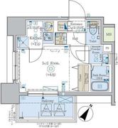 SS.FLAT北品川 1203 間取り図