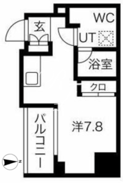 エルフォルテ五反田 1103 間取り図
