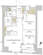アーバネックス日本橋水天宮 903 間取り図