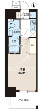 レオーネ南千住3 201 間取り図
