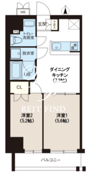 レオーネ南千住3 901 間取り図