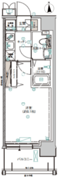 レオーネ南千住3 302 間取り図