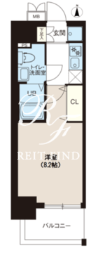 レオーネ南千住3 203 間取り図