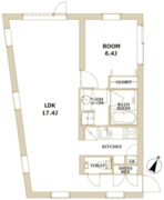 エスセナーリオ南麻布 101 間取り図