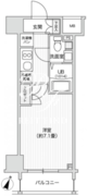 レジディア笹塚2 1207 間取り図