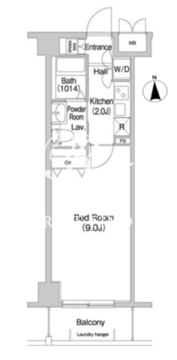 コンフォリア墨田立花 804 間取り図