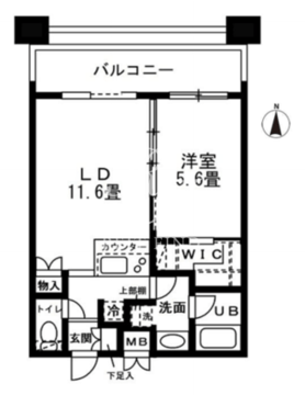 レジディア錦糸町 1204 間取り図