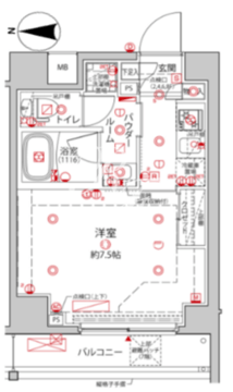 クレイシア森下ステーションサイト 212 間取り図