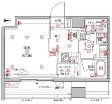 クレイシア森下ステーションサイト 606 間取り図
