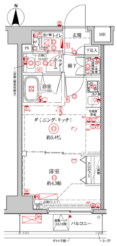 クレイシア森下ステーションサイト 303 間取り図