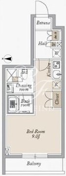 オーキッドレジデンス住吉 206 間取り図