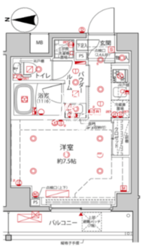 クレイシア森下ステーションサイト 312 間取り図