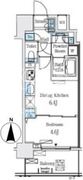 レジディア大手町北 1002 間取り図