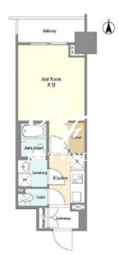 プリームス青柳 802 間取り図
