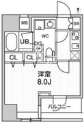 ジェノヴィア浅草橋2スカイガーデン 602 間取り図