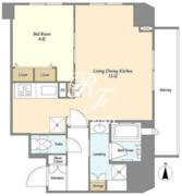ジェノヴィア浅草橋2スカイガーデン 1003 間取り図