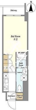 ミュプレ池上 703 間取り図