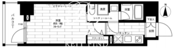ステージグランデ錦糸町2 406 間取り図