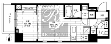 ステージグランデ錦糸町2 707 間取り図