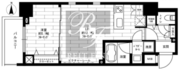 ステージグランデ錦糸町2 801 間取り図