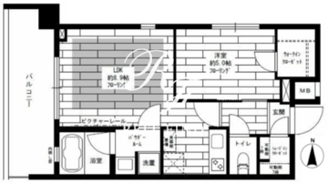 ステージグランデ錦糸町2 1301 間取り図