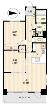 芝公園アパートメント 703 間取り図